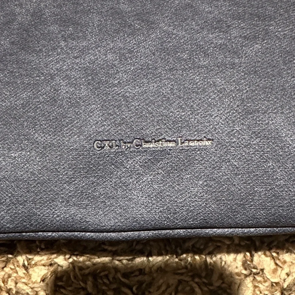 Christian Lacroix Navy Cosmetic Bag Duo